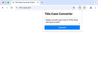 Title Case Converter