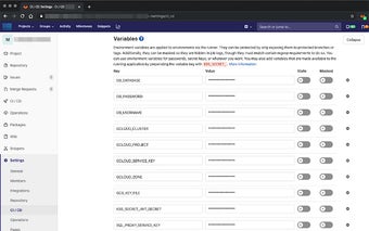 GitLab CI/CD Variables Fix