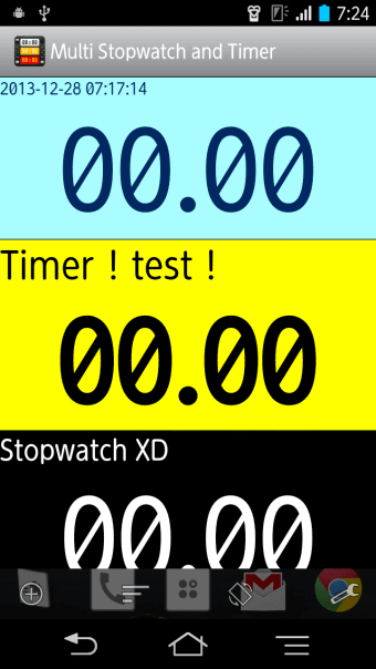 Multi Stopwatch  Timer