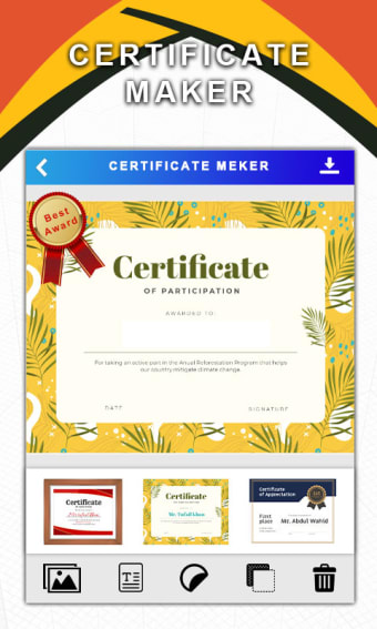 Professional Certificate Maker