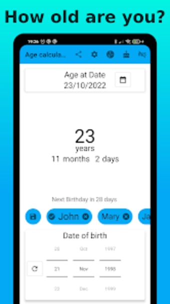 Age Calculator - How old am I