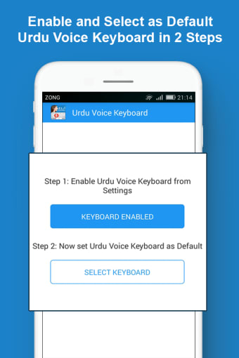 Fast Urdu Voice Keyboard -Easy Urdu English Typing