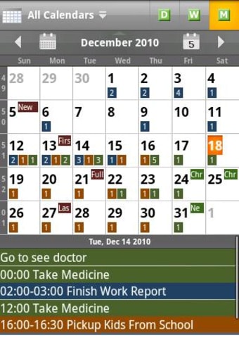 Checkmark All in One Calendar