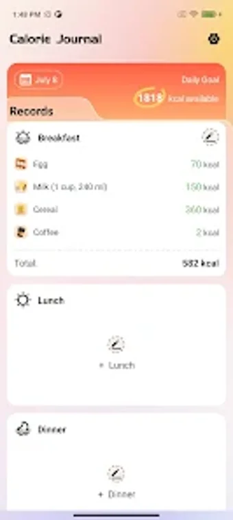 Calorie Journal