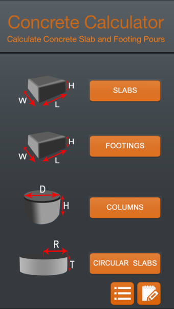 Professional Concrete Calculator
