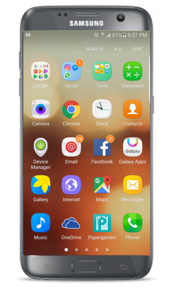 S6 Launcher and S6 edge theme