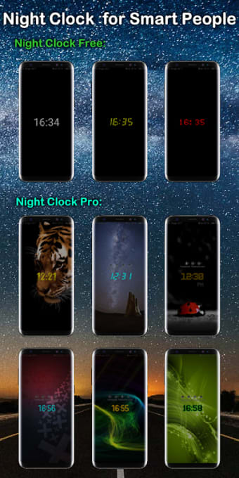 Night Clock with Always On S8