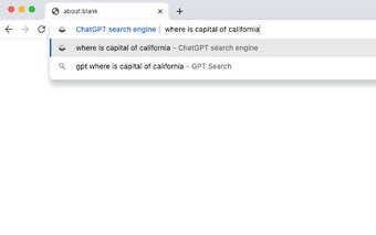 ChatGPT search engine