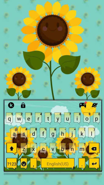 Sunflower Field Keyboard Theme