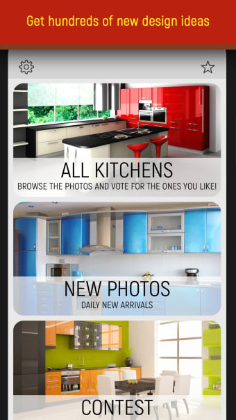 Kitchens. Interiors design