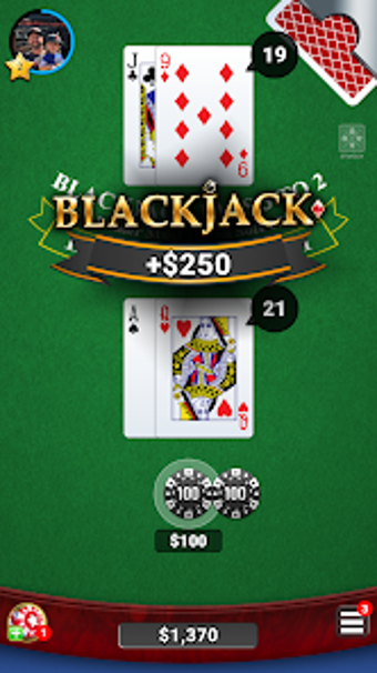 Blackjack 21 Casino Card Game