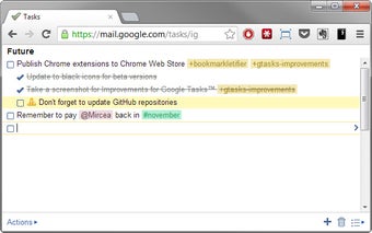 Improvements for Google Tasks™