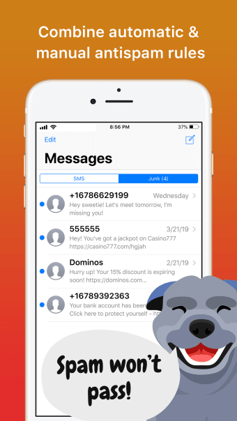 SpamHound SMS Spam Filter