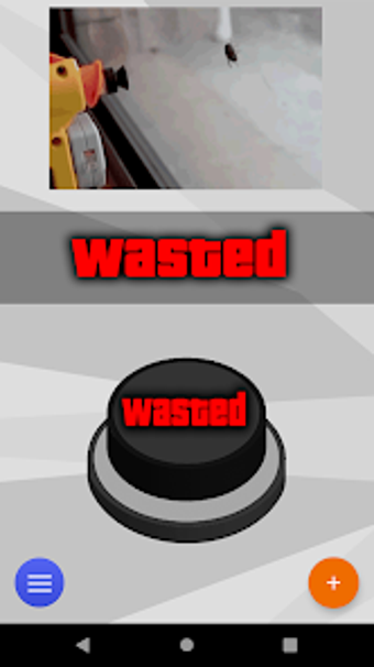 Wasted Prank Meme Button