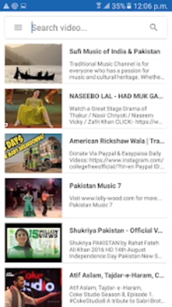 Pakistan Music Video -  Free Movie  Musics