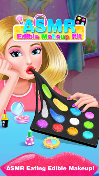 Edible Makeup Kit  ASMR Games for Girls