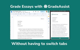 GradeAssist: AI Essay Grading Tools for Google Docs