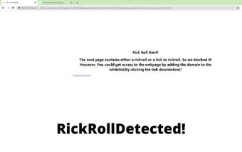 RickRoll Detector