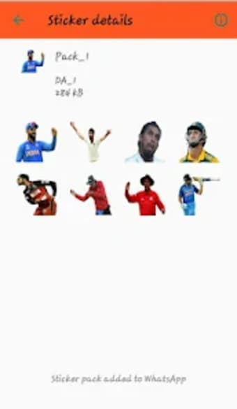 Funny Cricket Stickers for Wha