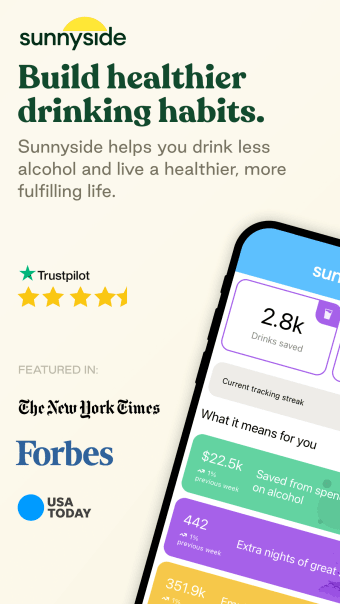 Sunnyside: Alcohol Tracker