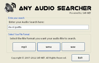 Any Audio Searcher