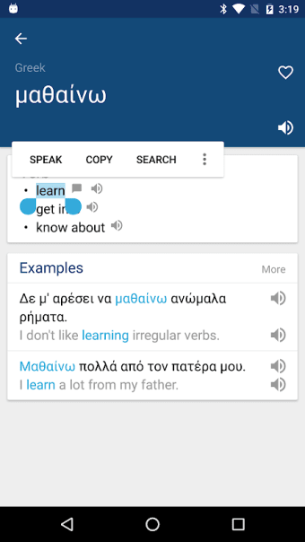 Greek English Dictionary & Translator Free