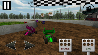 Sprint Car Dirt Track Game