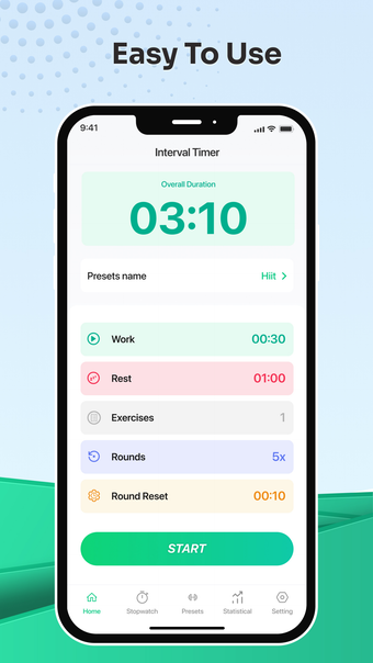 Interval timer  Hiit timer