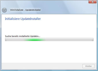 WinVistaSide UpdateInstaller für Vista mit SP1 