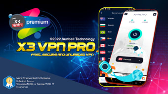 X3 VPN Pro - Private  Secure