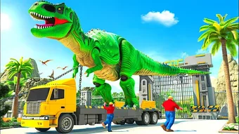 Truck Transport Sim Dino Robot