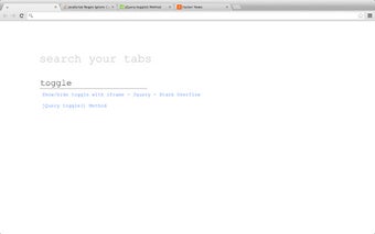 tab search