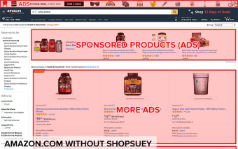 ShopSuey: Get rid of ads on Amazon and Ebay