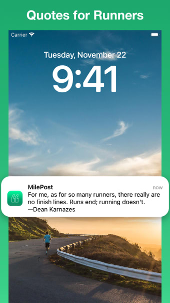 MilePost - Quotes for Runners