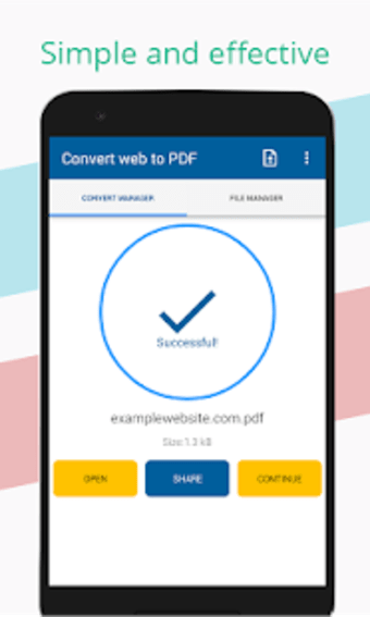 Convert web to PDF
