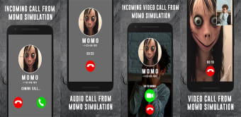 Creepy Momo fake video call
