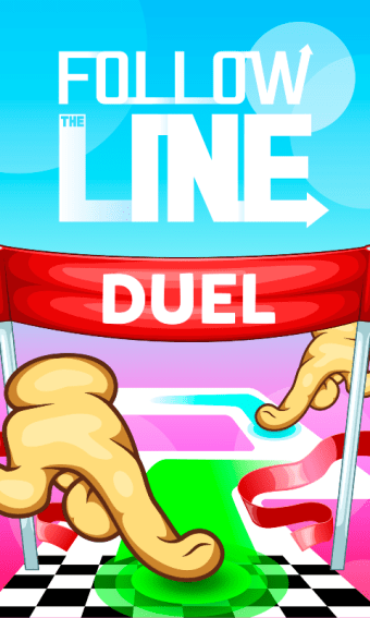 Follow the Line Duel 2D Deluxe