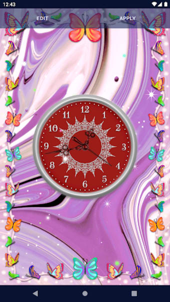 HD Clock Beautiful Wallpaper