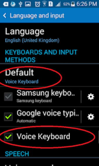 Voice Keyboard