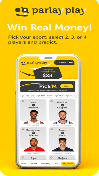 ParlayPlay Fantasy Sports Game