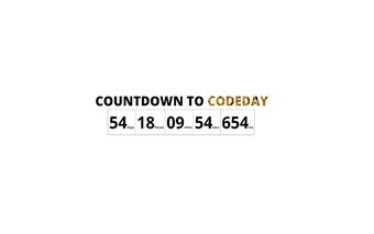 Countdown to CodeDay