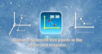 Distance Points 2D 3D Calculat