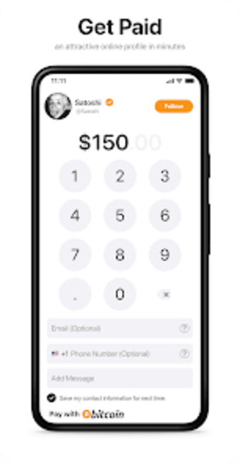 Bitcoin App - Tap to Pay
