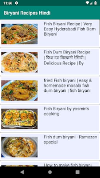 1000 Biryani Recipes Hindi बरयन रसप