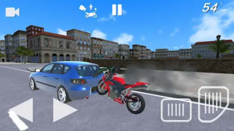 Moto Crash Simulator: Accident