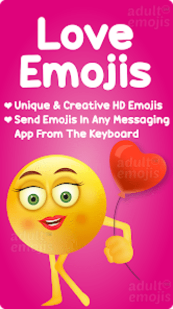 Love Emoji Sticker Keyboard