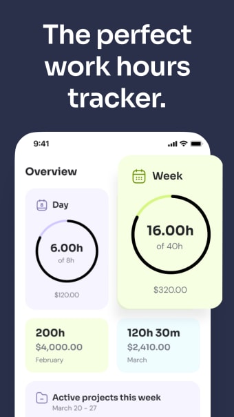 Hours Tracker: Work Timesheets