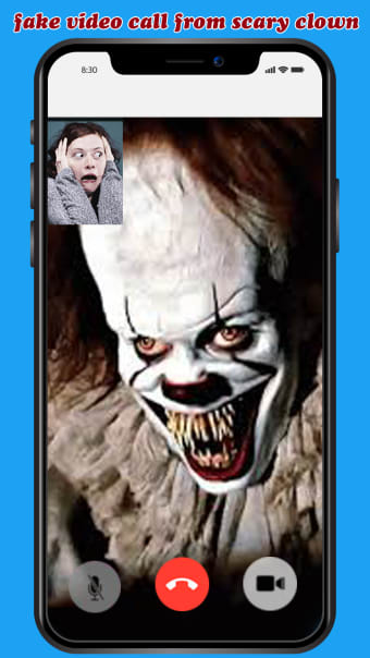 Fake Video Call From Scary Clown Prank