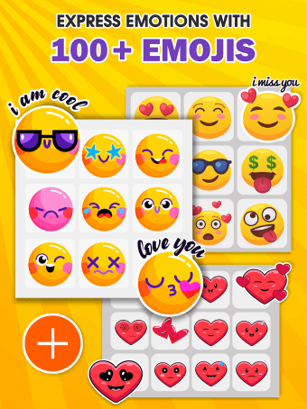 Fancy stickers: text stickers