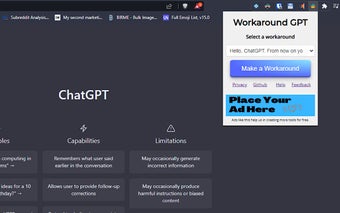 ChatGPT Workaround